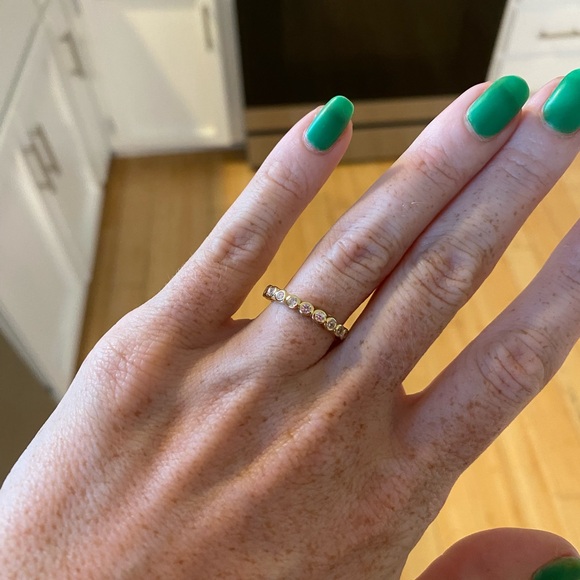 Heart Made of Gold Bezel ring size 6 - Picture 4 of 4